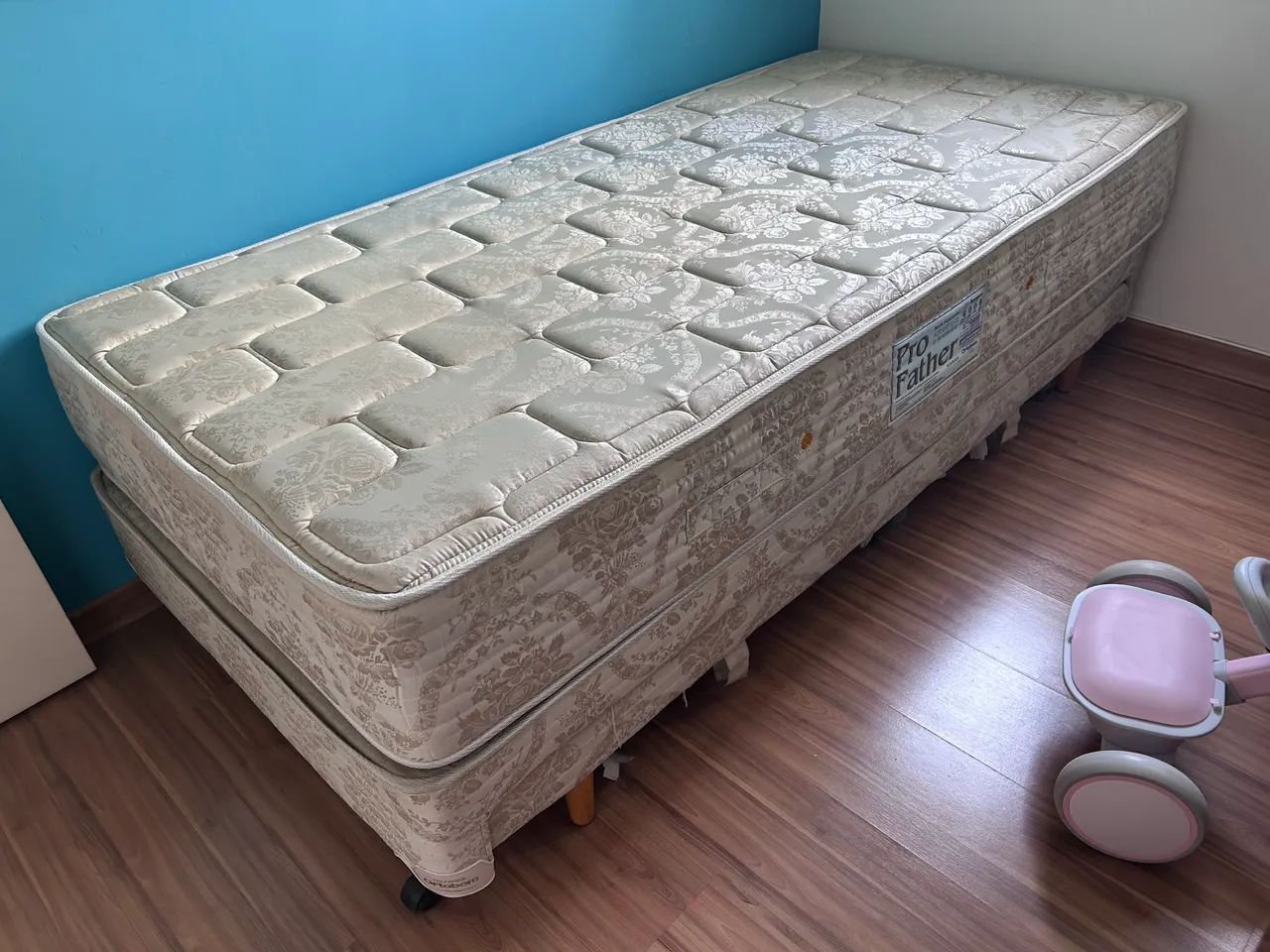 Cama com bi-cama Ortobom solteiro king