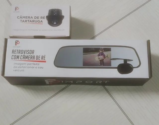 Retrovisor com câmera de ré