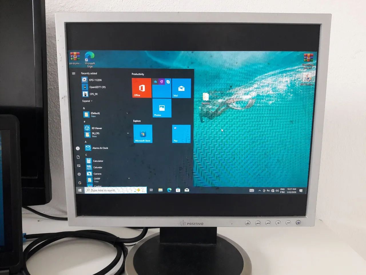 Monitor Positivo Usado funcionando