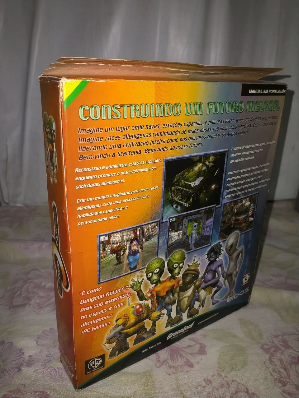 STARTOPIA jogo exclusivo PC CD BIG BOX CIB 2001 GreenLeaf Eidos - Foto 3