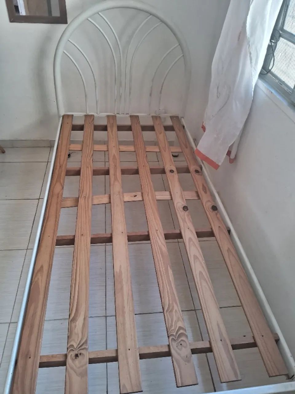 Cama de solteiro com colchão ortobom - Foto 5