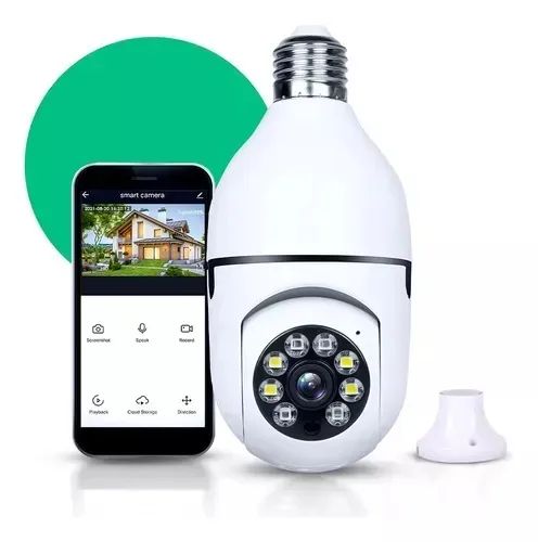 Câmera Lâmpada Wi-Fi  - Foto 2