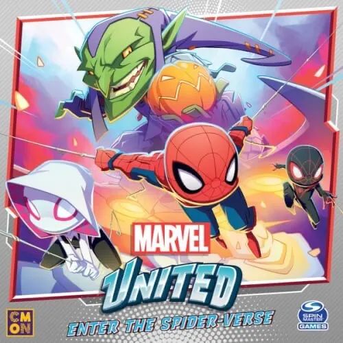 Board Game Marvel United: Enter the Spider-Verse ( versão KS - com Spider Ham)