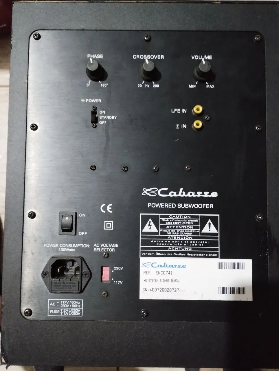 Caixa Subwoofer Cabasse XO Sistem - Foto 3