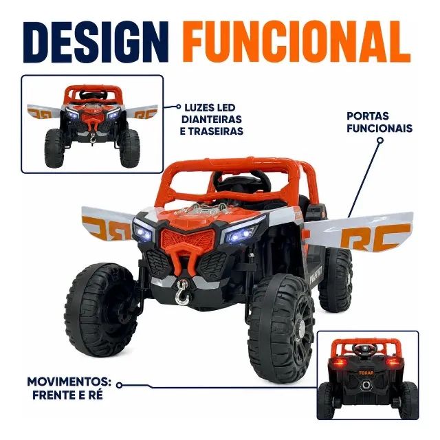 Utv Elétrico Infantil Pulse -  Carro Elétrico com  Controle - Foto 2