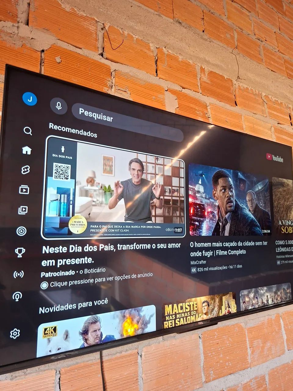 TV TCL Smart 43" - Ótimo Estado - R$ 700 - Foto 4