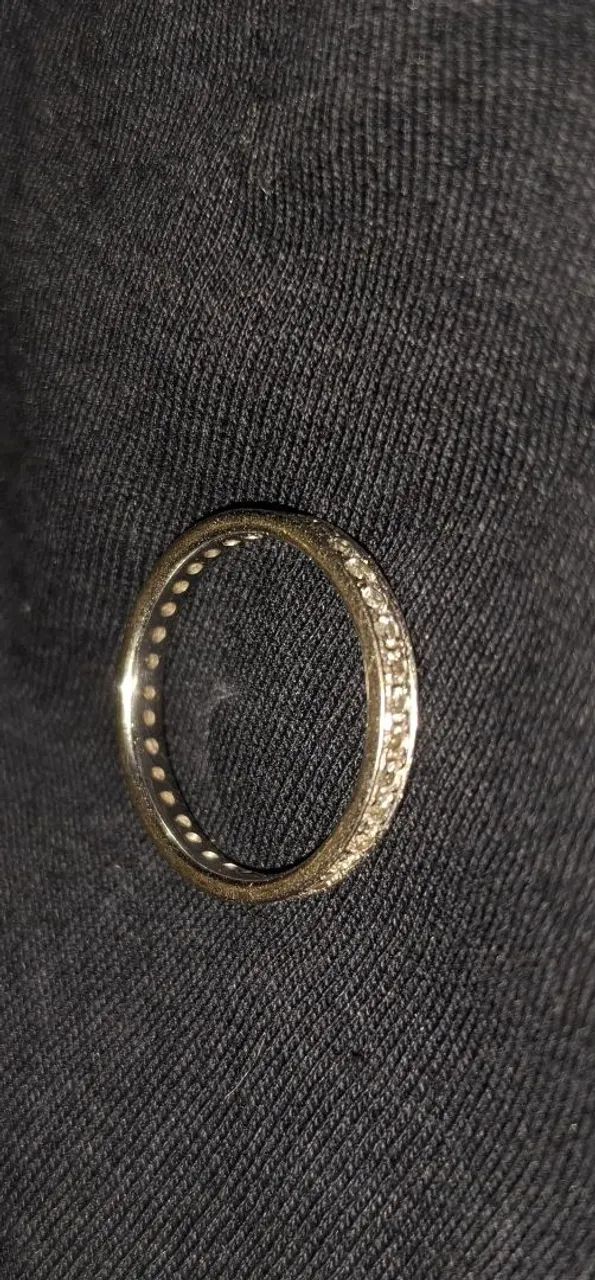 Anel / Aparador com 35 diamantes 