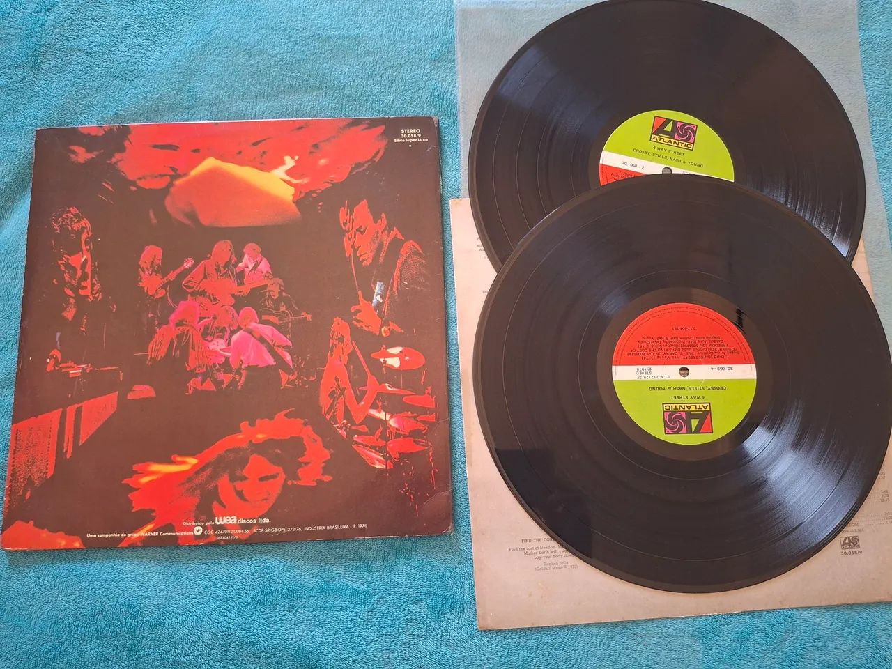 LP Crosby Stills Nash Young Four Way Street Gatefold  - Foto 2