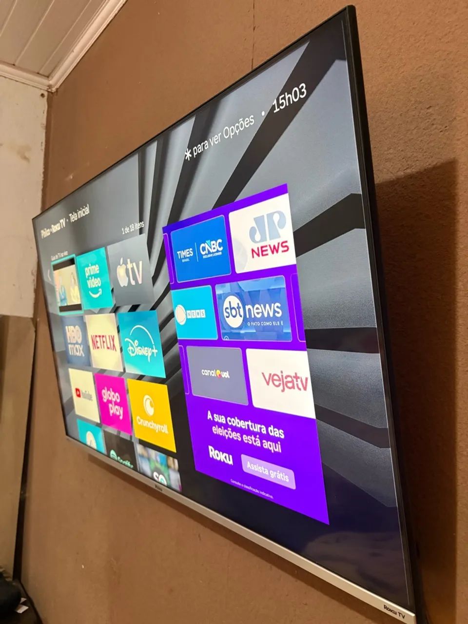 Tv smart 4k 50 polegadas ruku Philco  - Foto 3