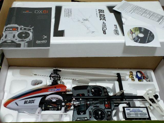 Helicóptero Blade 450 3D RTF (novo)