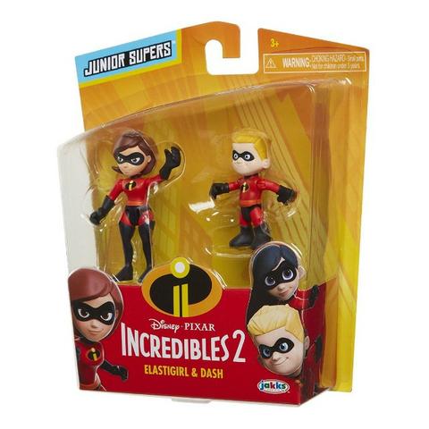 Mini Figuras - 7 Cm - Disney - Pixar - Os Incríveis 2 - Pack