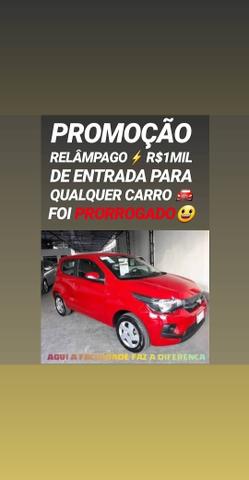 Fiat/MOBI LIKE 1.0 2018 COM R$11MIL DE ENTRADA SÓ NA SHOWROOM AUTOMÓVEIS