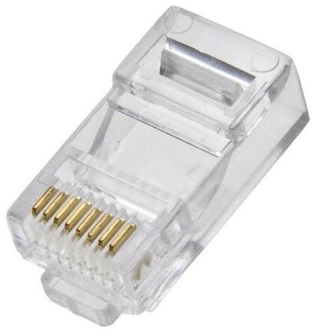 Conector Rj45 Cabo Rede Lan Plug 10 unidades Ydtech - SKU: 81397
