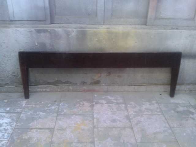 Cama de Casal Anos 30 em Imbuia Maciça sem estrado - Foto 4