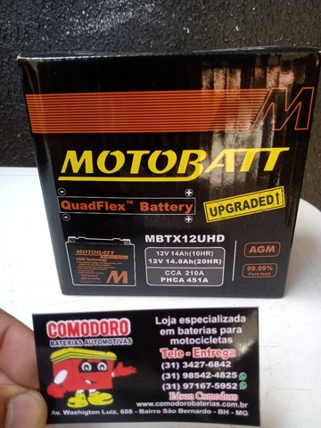 Battery MotoBatt MBTX12UHD 12V-14Ah