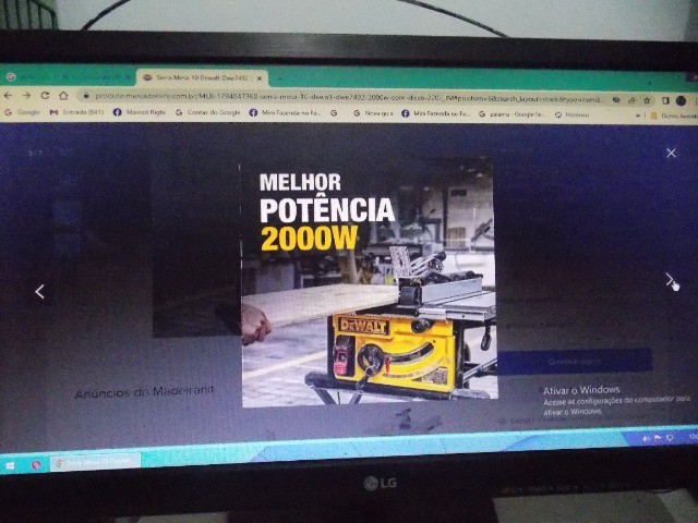 Serra  Circular de Mesa Dewald *W Nova sem uso - Foto 5