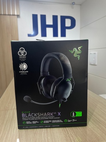 Headset Gamer Razer Blackshark v2 X, Preto - até 12x sem juros