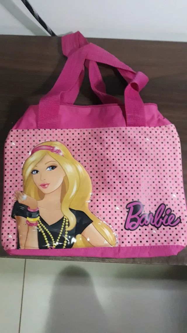 Bolsa/mala de mao Barbie 