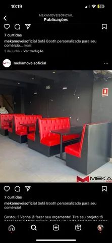 Sofá Booth para seu restaurante - Móveis - Ceilândia Norte (Ceilândia),  Brasília 1252653563