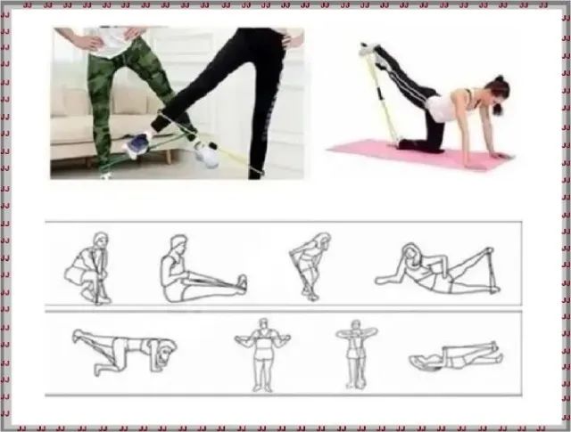 Elástico Tensão Exercícios Ombro Biceps Triceps Peito Costas  - Foto 3