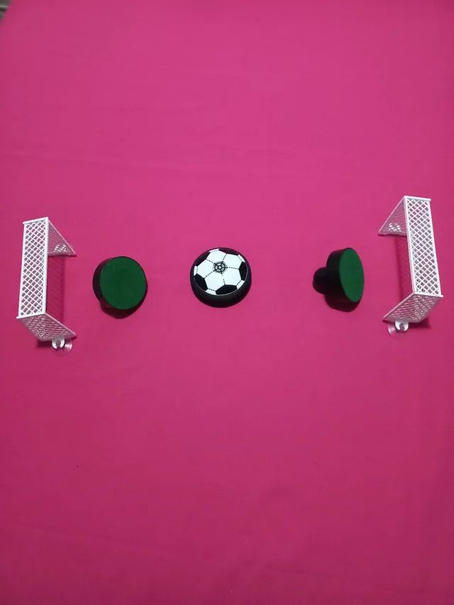 <br>Jogo de Futebol de Mesa Flutuante - Flat Ball Air Soccer -Produto Novo - Foto 2