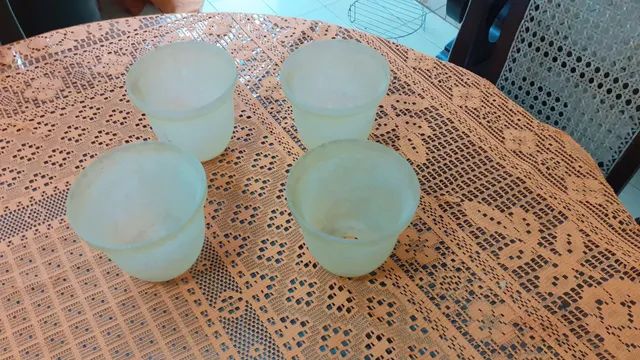 Cúpula de vidro lustre antigo 