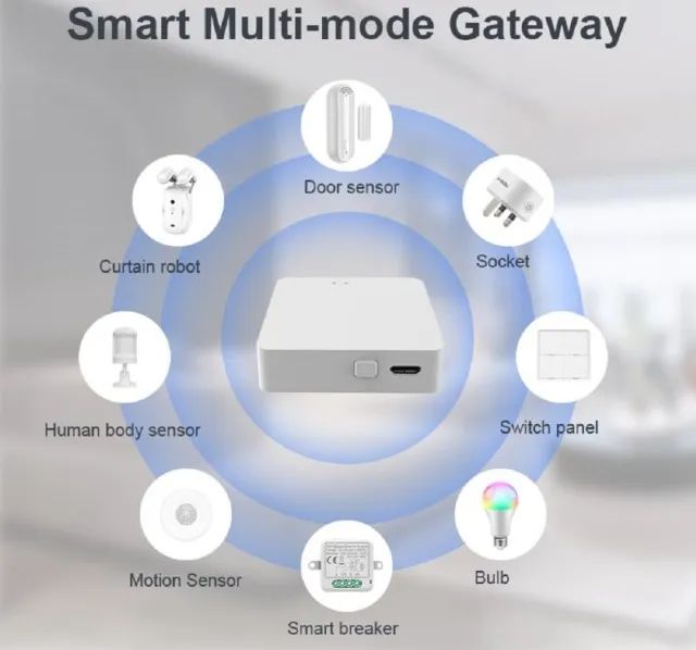 Hub Multimodo Gateway Wifi + Bluetooth + Zigbee Tuya Arduino Automação COD-AM548 - Foto 4