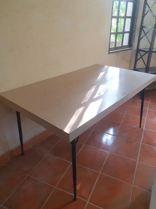Mesa De Formica Madeira Maciça C/ Extensor, Envio Brasil - Foto 3