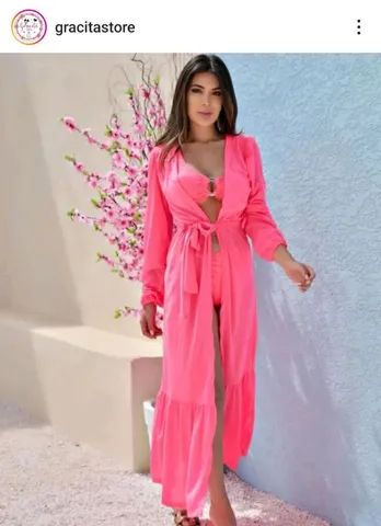 Oferta Exclusiva Imperdível Saída de Praia Kimono - Foto 2