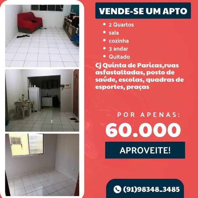 Captação de Apartamento a venda na Rua Vinte e Oito (Panorama XXI), Mangueirão, Belem, PA