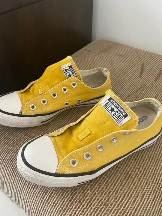 All star amarelo tamanho 35 