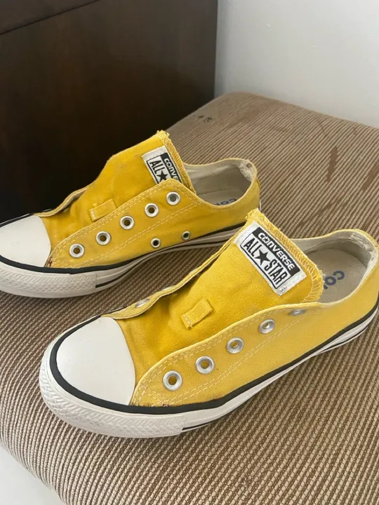 All star amarelo tamanho 35 
