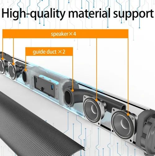 Caixa de som Home Theater soundbar 60W KP-6034BH KNUP  - Foto 4