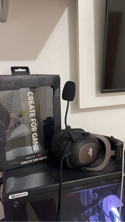 Fone de Ouvido Gamer Havit com Microfone