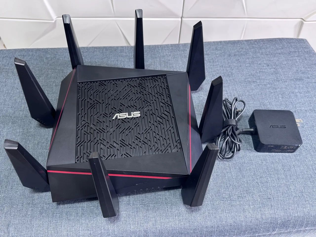 Roteador ASUS RT-AC5300 Tri-Band Wireless Gigabit Router - Foto 4
