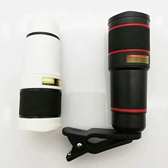 Lente Externa Telescópica Universal Para Câmera De Celular Com Zoom 12x - Foto 2