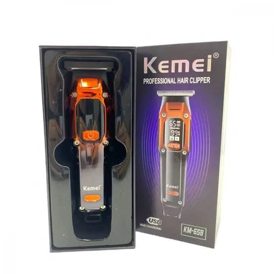 Máquina de Cortar Cabelo profissional KEMEI KM-658 ORIGINAL NOVO NA CAIXA  - Foto 4