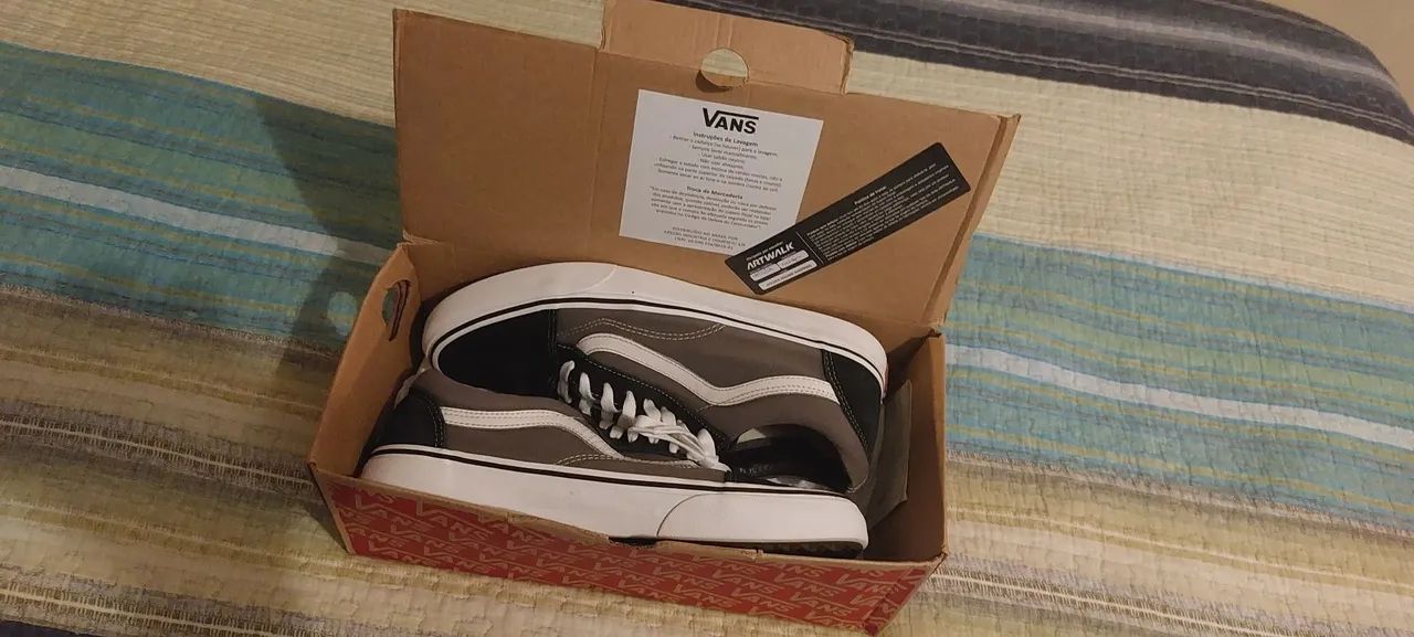 Vans Old skoll cinza 41 - Foto 2