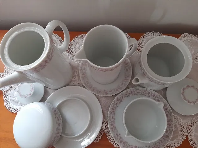 Conjunto Para Café Porcelana Renner Médaillom
