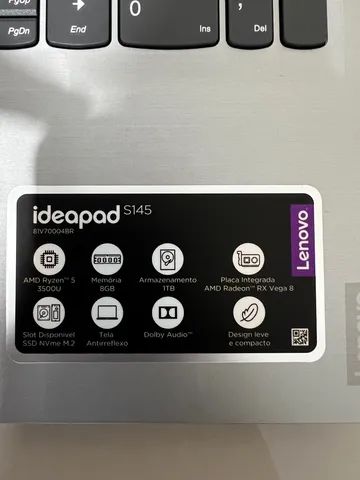 Notebook Lenovo ideapad S145 i5 1TB - Foto 3