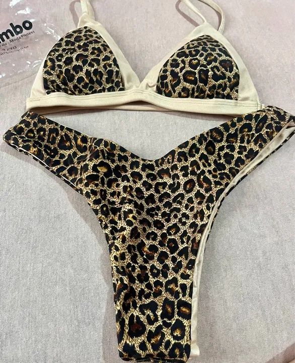 Biquíni animal print (novo)