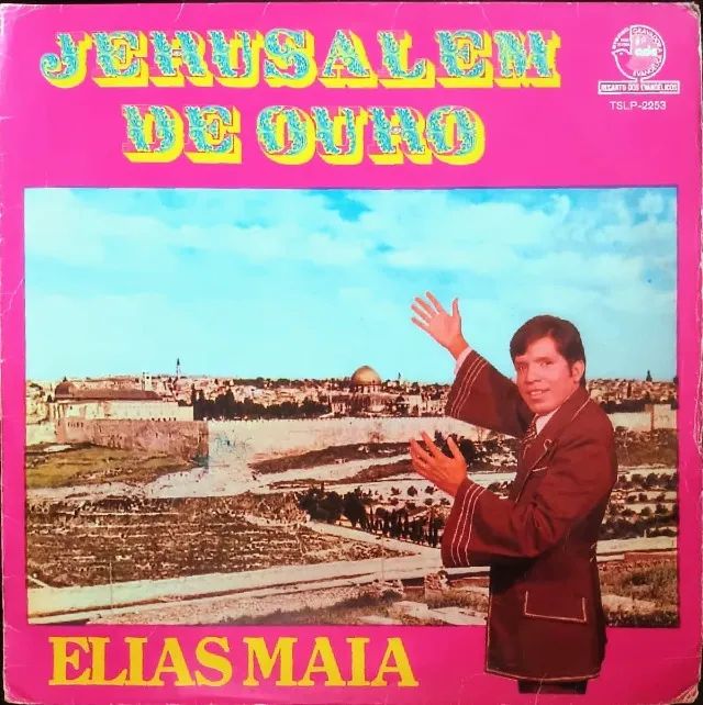 Lp Disco de Vinil Gospel Evangélico Elias Maia Jerusalém De Ouro