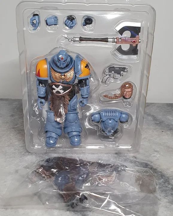Space Wolves Warhammer 40K joytoy original novo 12cm  - Foto 3