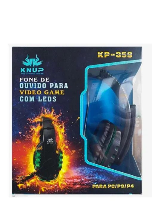 Fone Gamer Headset Com Fio KP-359 Knup - Foto 5