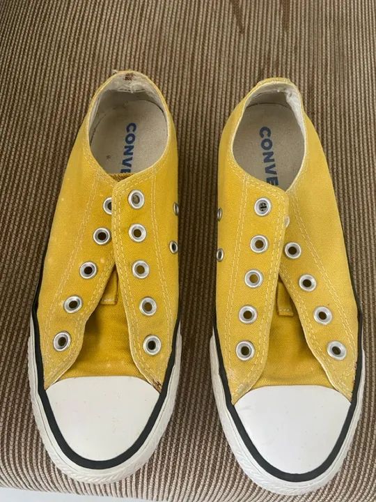 All star amarelo tamanho 35  - Foto 2