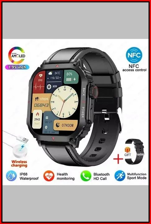 Relógio Smartwatch p/ Diabéticos Mede Glicose do Sangue. Novo na caixa 1001 funções. 