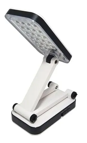 Luminária De Mesa Articulável Abajur 24 Leds Recarregável.