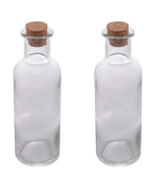 Garrafinhas Vidro Tampa Rolha Lembrancinhas Artesanato 50ml