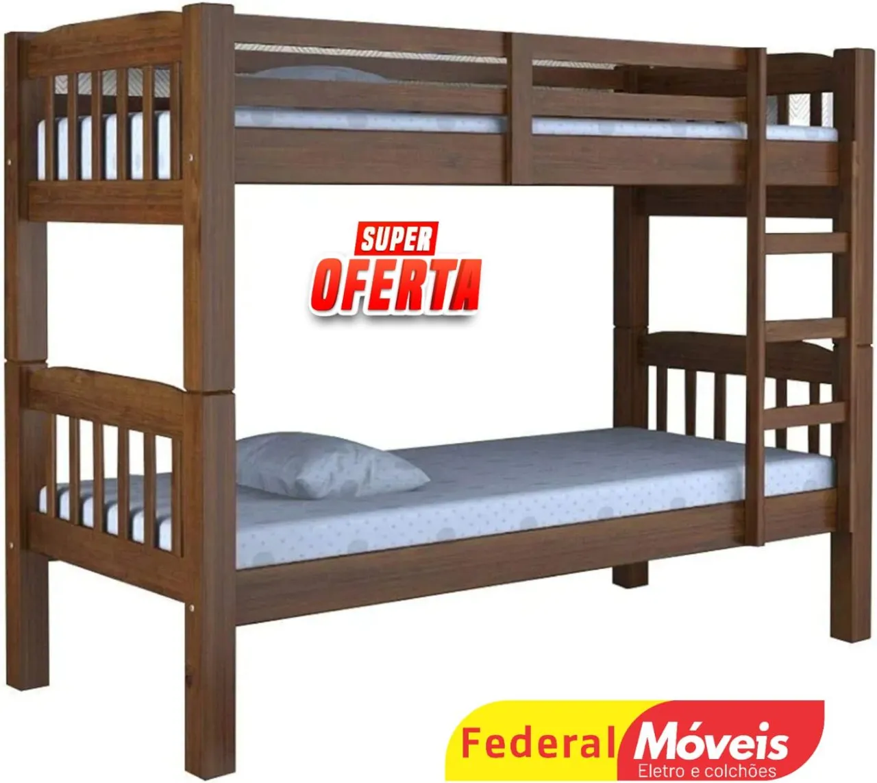 Beliche em Madeira Maciça Castanho - Oferta