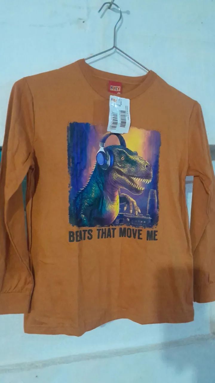 2 Camiseta KYLY Dinossauro - Beats